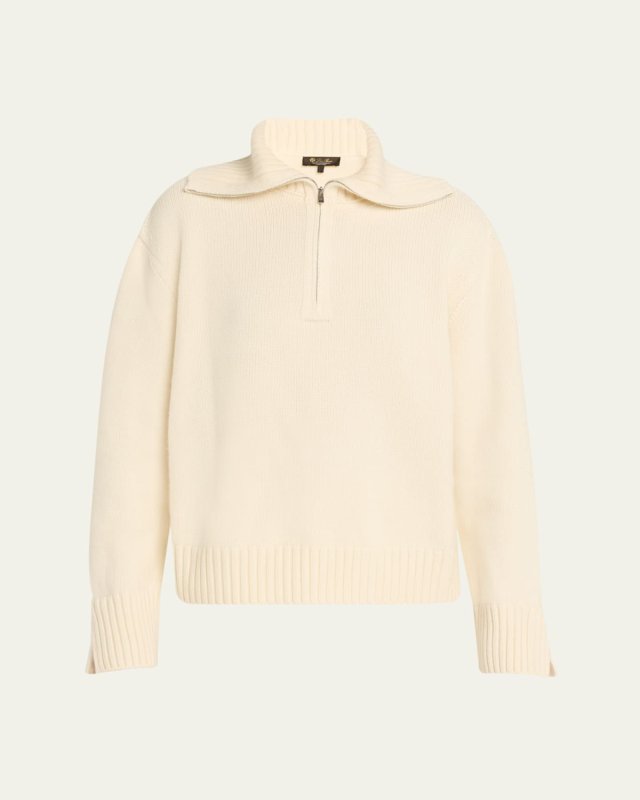 Parksville Cashmere Quarter-Zip Sweat